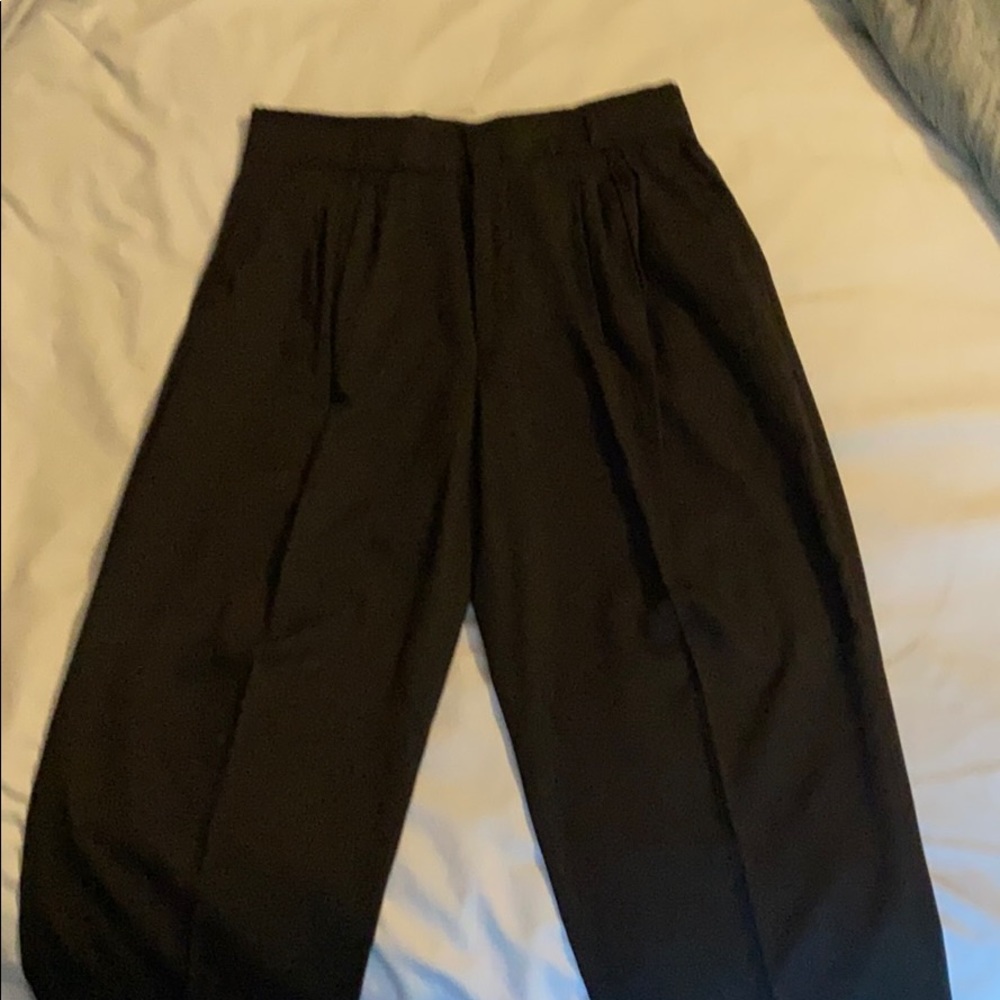 Young men’s black dress pants